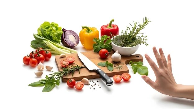 Świeże składniki na stole